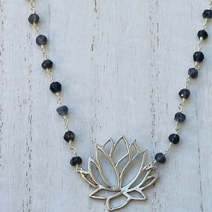 Luvleigh designs - sterling silver & iolite necklace